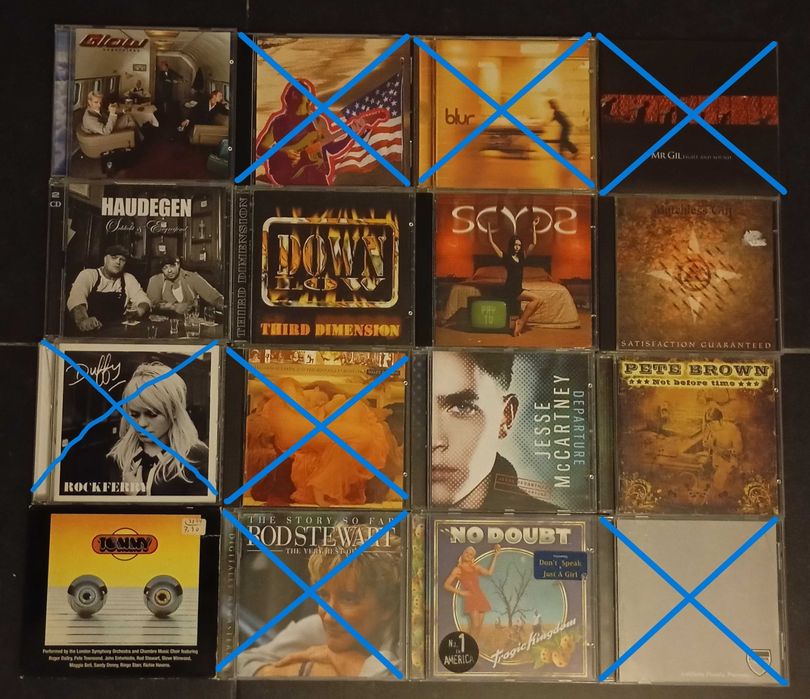112 CDs de Pop/Rock, Alternative Rock, Hip Hop (desde 2,0€)