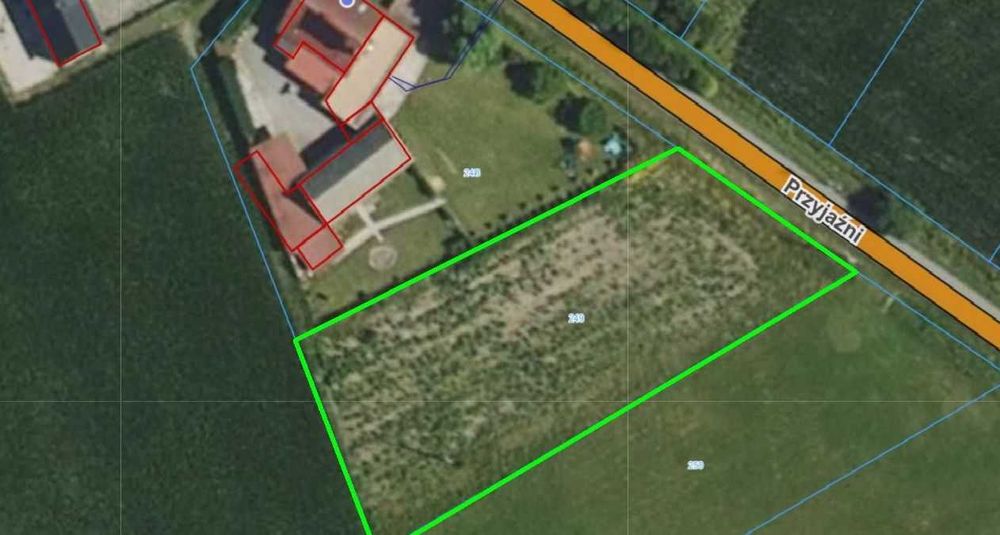 Działka budowlana - Łagiewniki Małe / obok Lubliniec 1747m2 - 45zł m2