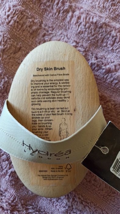 Hydrea щітка для сухого масажу з щітиною кактусу