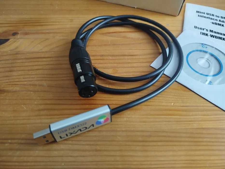 uDMX kontroler adapter sterownik dmx512 na USB interface nie AVT ENTEC