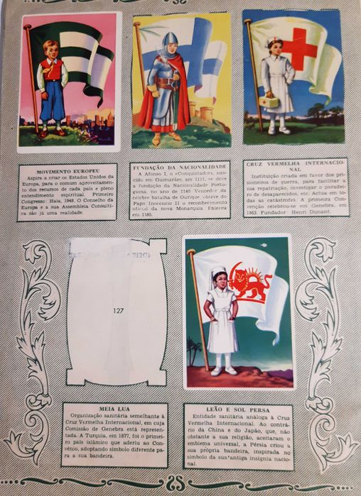 Caderneta de Cromos "Bandeiras do Universo"