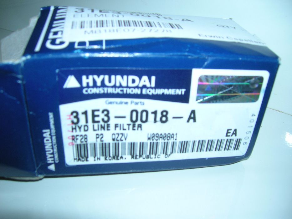 Filtro óleo Hyundai