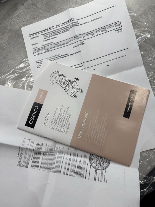 Прогулянковий візочок Espiro Flame