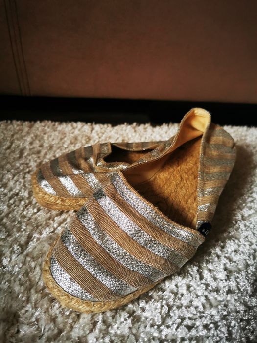 Espadryle nowe ze słomiana podeszwa 36