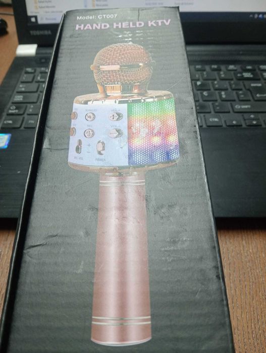 Microfone Karaoke Wireless CT007 (Versão Atualizada REV:3.2) - NOVO