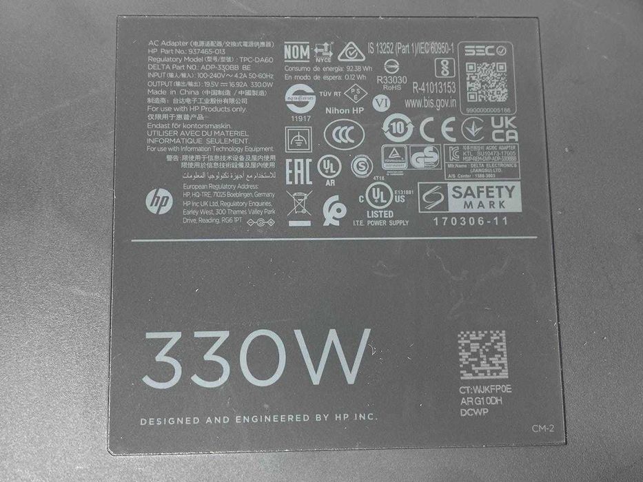 Блок живлення HP 7.4x5.0 65W 230W 330W зарядка / HP Type C 100W 110W