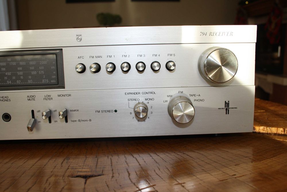 Amplitunet Stereo Vintage PHILIPS  794 RECEIVER