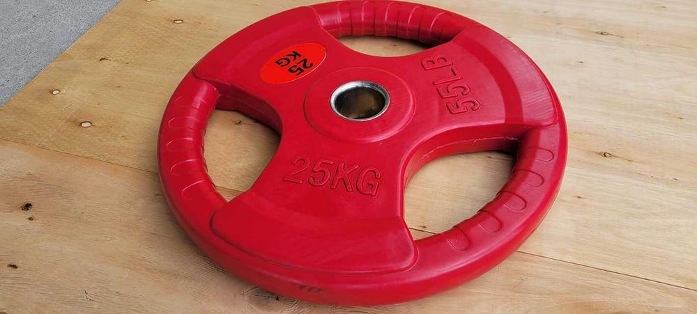 Talerze Kierownice Czerwony Kolor 25 kg NOWE Siłownia Fitness