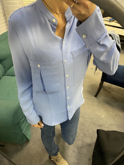 Mango elegancka lejaca koszula z wiskozy viscose