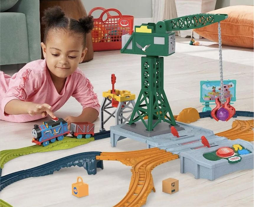 Игровой набор Thomas & Friends Talking Cranky Delivery Train Set