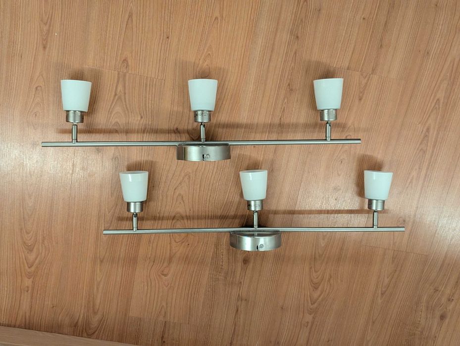 Conjunto 5 candeeiros com lâmpadas/leds (IKEA, Outros)