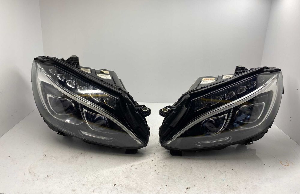 Mercedes Benz C-Class W205 Фары фонари рестайл дорестайл Європа USA