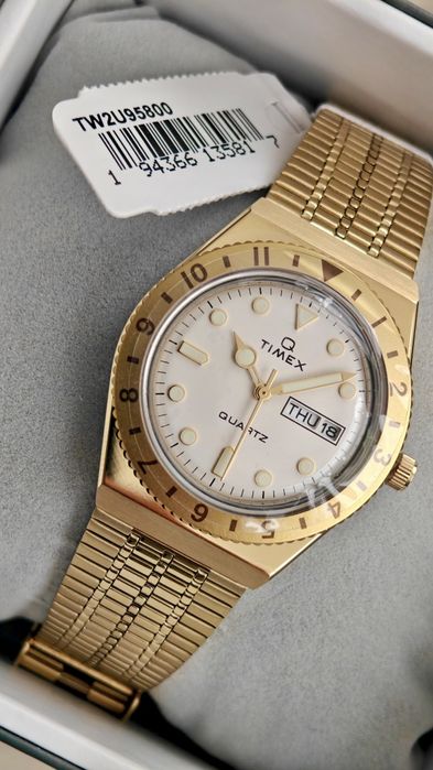 NOWY Timex Q Reissue TW2U95800 –  pełny zestaw, 24 miesiące GWARANCJI. Stan sklepowy, zegarek oryginalny | Odbiór osobisty: Kraków/Wieliczka lub wys.
