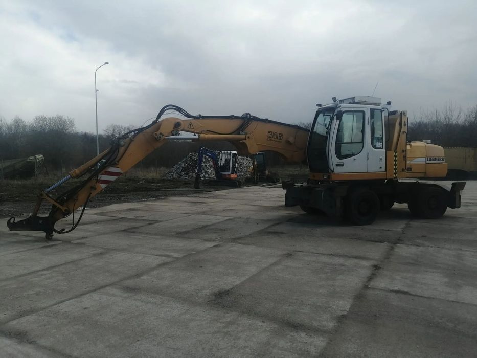 Liebherr A 316  Koparka przeładunkowa liebherr a 316 nowy silnik fuchs
