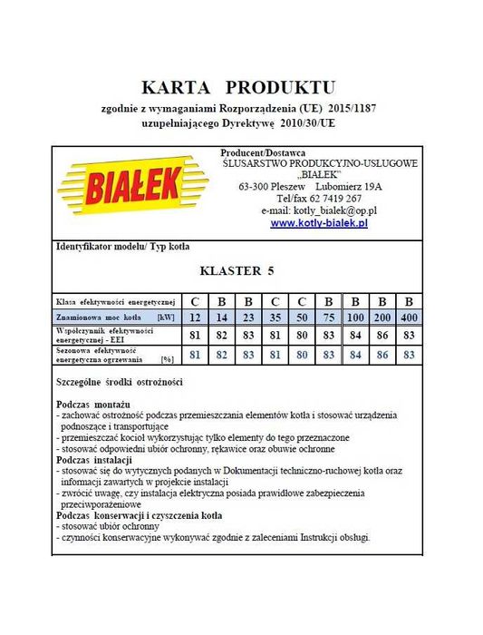 Kocioł Piec Kotły Pleszewskie Producent 50 kW z podajnikiem ekogroszek