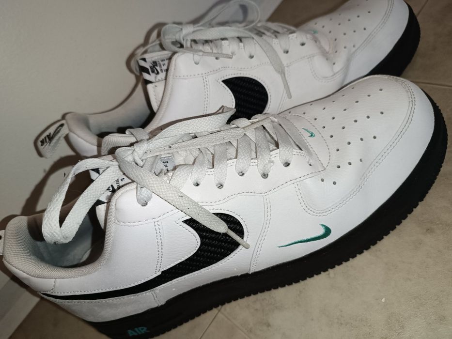 Кросівки Nike Air Force 1 Low White Black Teal