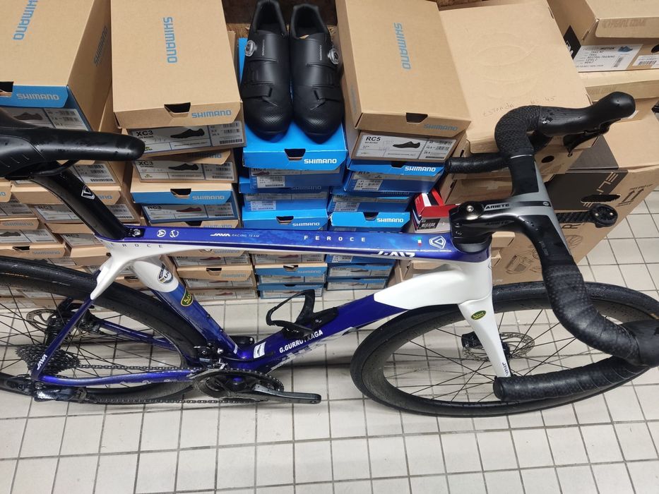 Bicicleta de disco rodas carbono