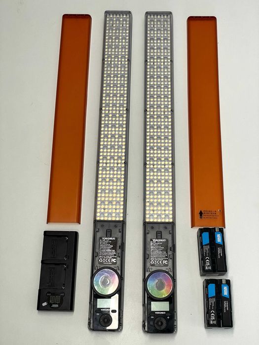 2x Lampa LED YONGNUO YN360 III RGB WB + 2x Bateria NPF Newell + 1 x Ładowarka Dwukanałowa Newell