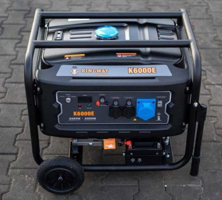 генератор 6 кВт Kingway бензин мідна обмотка автозахист електростартер