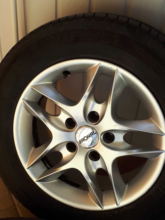 Koła aluminiowe × 4 + opony 195/65R15