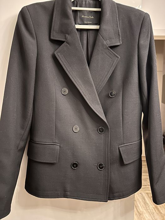 Піджак, блейзер, жакет чорний Massimo Dutti 36/ S