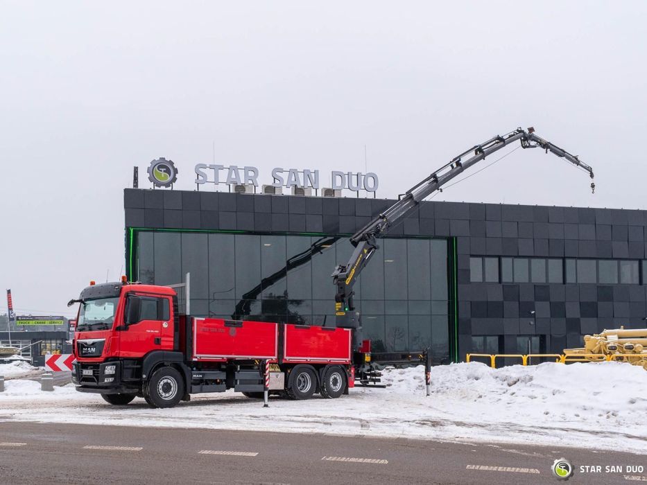 MAN TGS 26.480 6x2 PALFINGER PK 34002 SH HDS Żuraw Fly Jib Wciagarka  MAN TGS 26.480 6x2 PALFINGER PK 34002 SH HDS Żuraw Fly Jib Wciagarka
