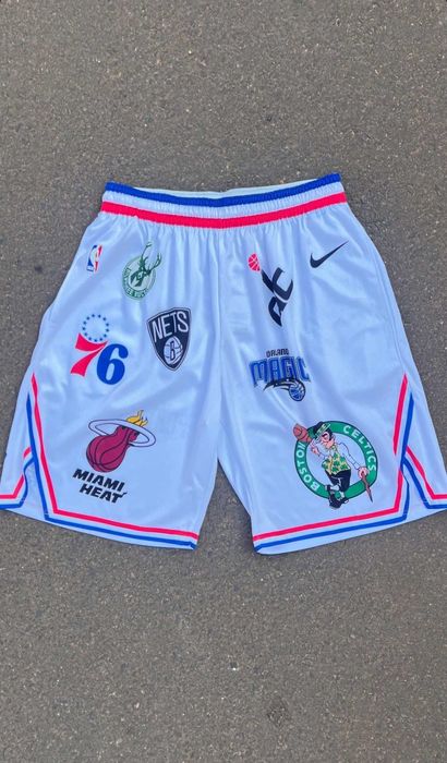 Calções NBA Celtics, Lakers, Chicago Bulls, Brooklyn, Warriors, Miami