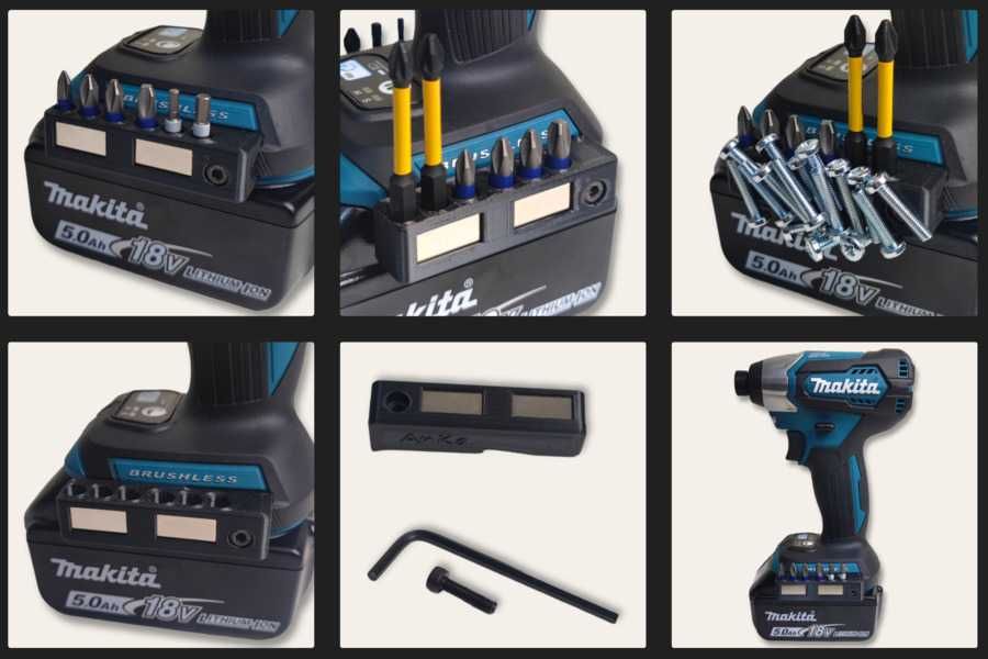 Magnetyczny uchwyt na bity do narzędzi Makita - Lewy