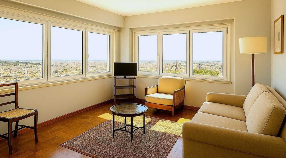 T1 mobilado com vista panorâmica e muita luz – Alvalade (Av. Roma)