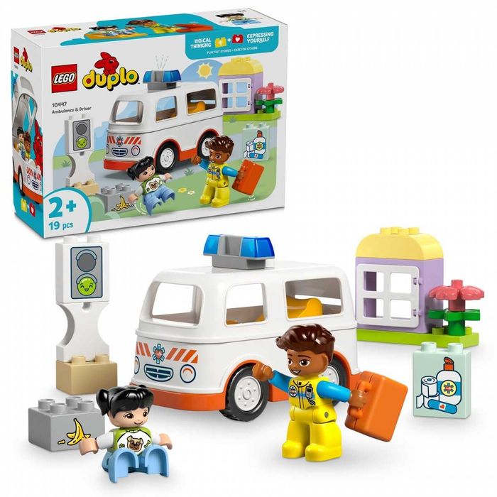 Klocki LEGO Duplo 10447 Karetka z kierowcą