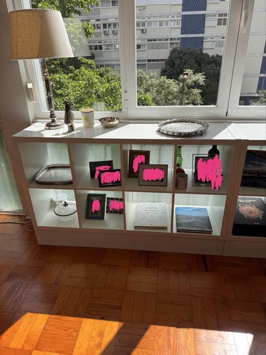 Estante IKEA KALLAX branca - 2 unidades
