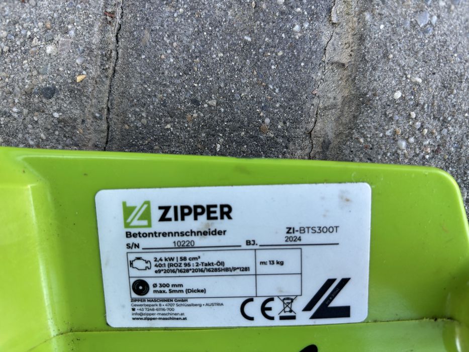Piła do betonu ZIPPER ZI-BTS300T - Austria