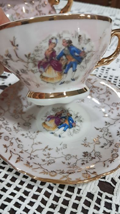 Serviço de chá antigo