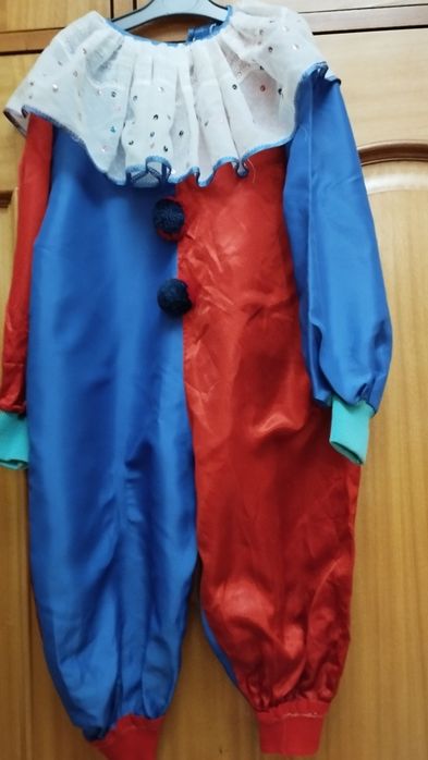 Fato carnavalesco de palhaço, 3/4 anos
