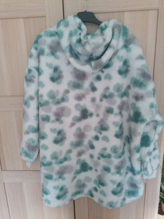 Długa bluza sukienka typu snuddie duża XL/XXL odzież dla puszystych