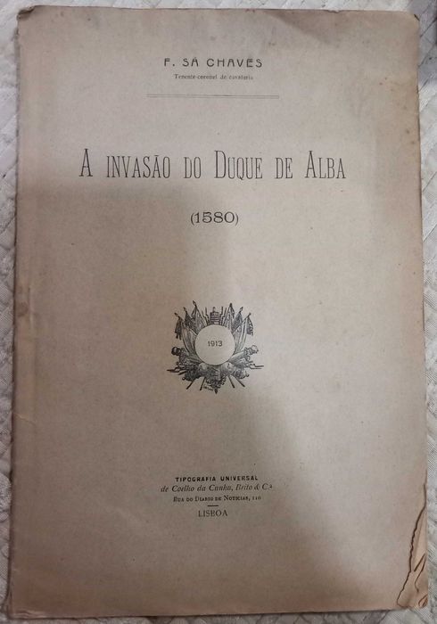 Livro antigo - A Invasão do Duque de Alba - portes incluídos