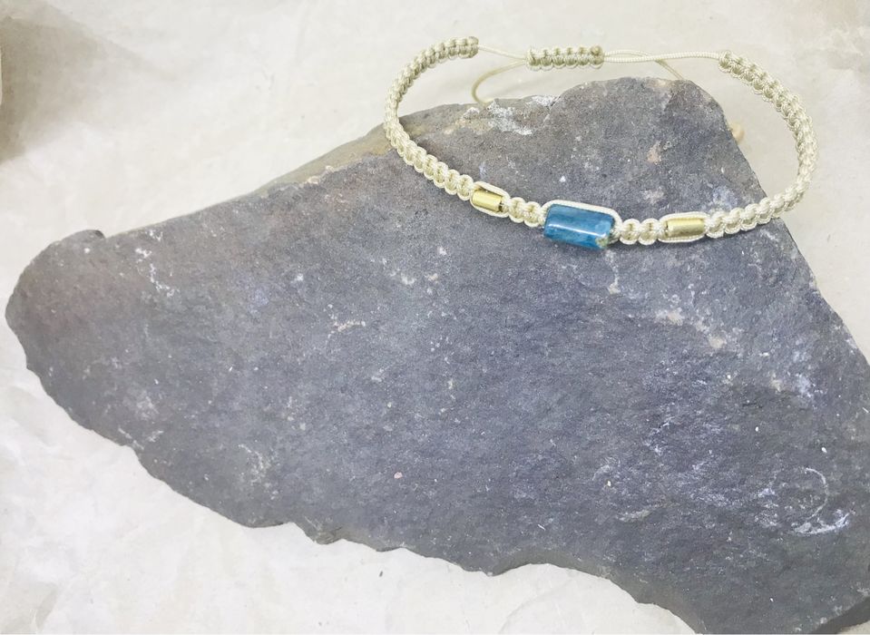 Biżuteria męska,bransoletka męska z naturalnym kamieieniem