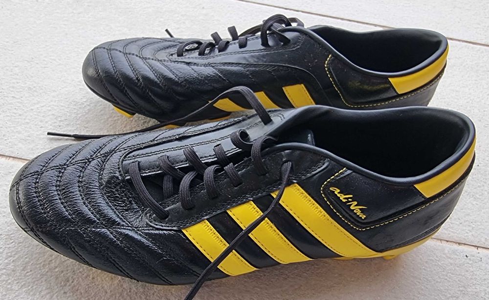 Chuteiras de futebol Adidas AdiNova Elite - Tam. 44,5 (couro original)