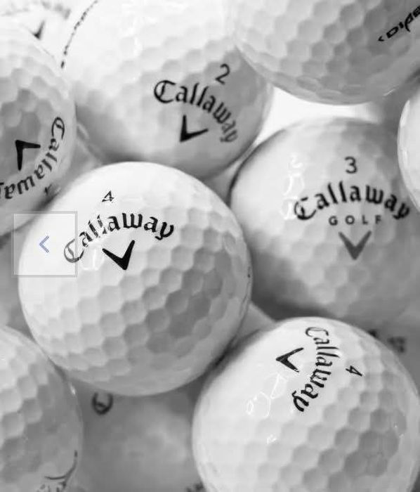 Bolas de golfe como novas