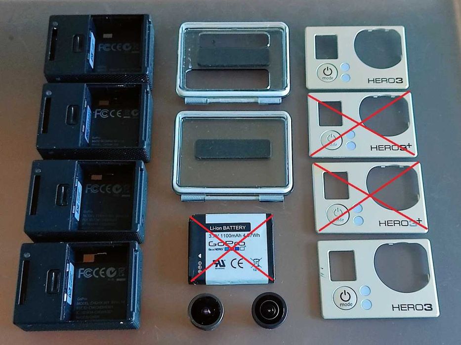 Peças substituição modelos antigos GoPro
