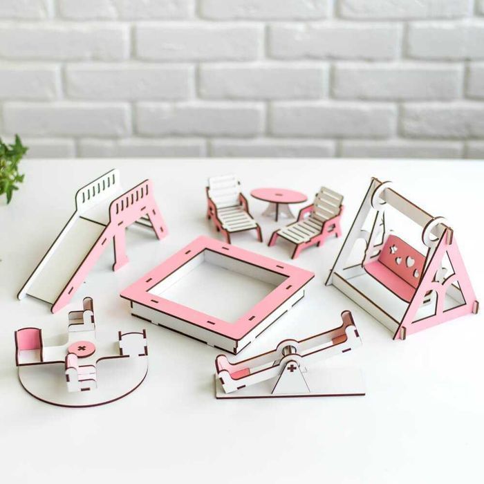 Мебель для кукол Лол меблі для ляльок гойдалка будинок подарунок діти