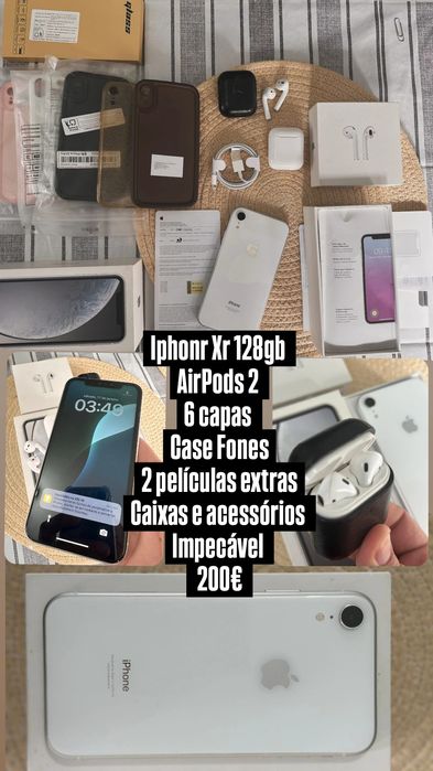 Iphone Xr 128 gb + acessorios