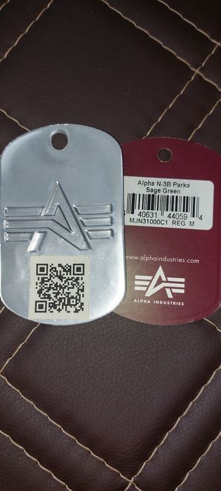 Aляска Alpha  N-3B Parka оригінал.