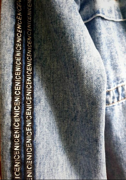 Długa katana Jeansowa