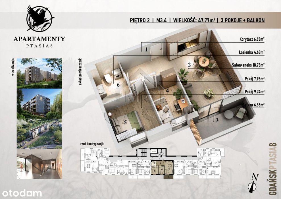 Inwestycja Apartamenty Ptasia