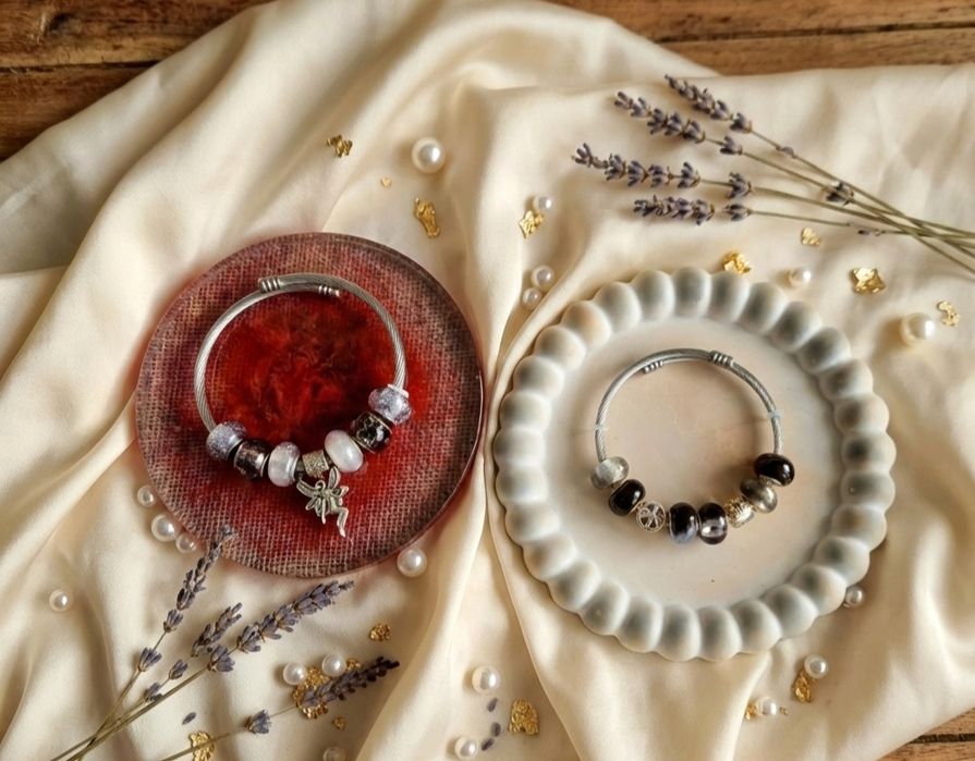 Bransoletka damska,  modułowa,  handmade