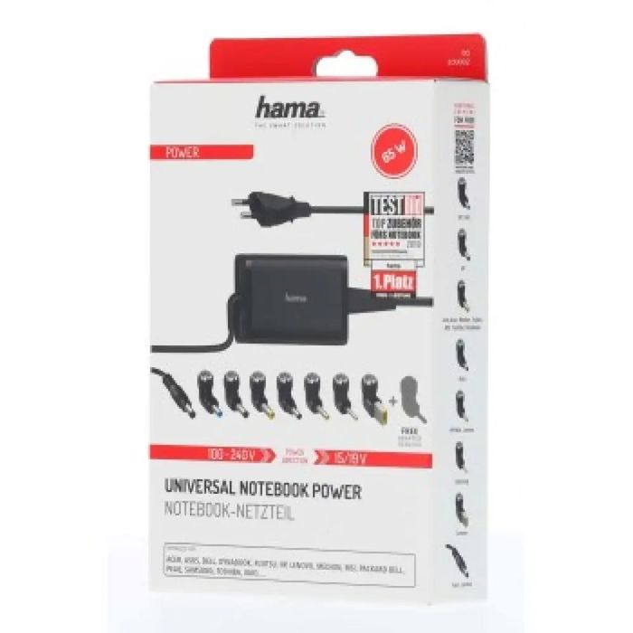 Przenośna Ładowarka Hama Czarny 100-240 V 65 W