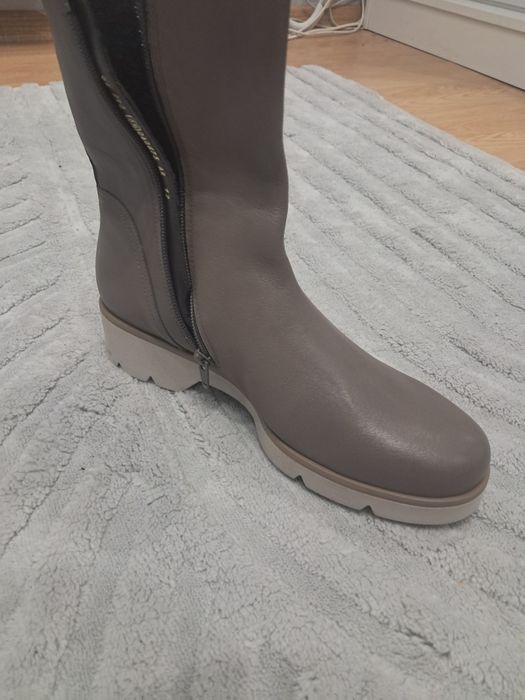 Buty skórzane Gabor Nappa Nava, beżowy, rozmiar 40