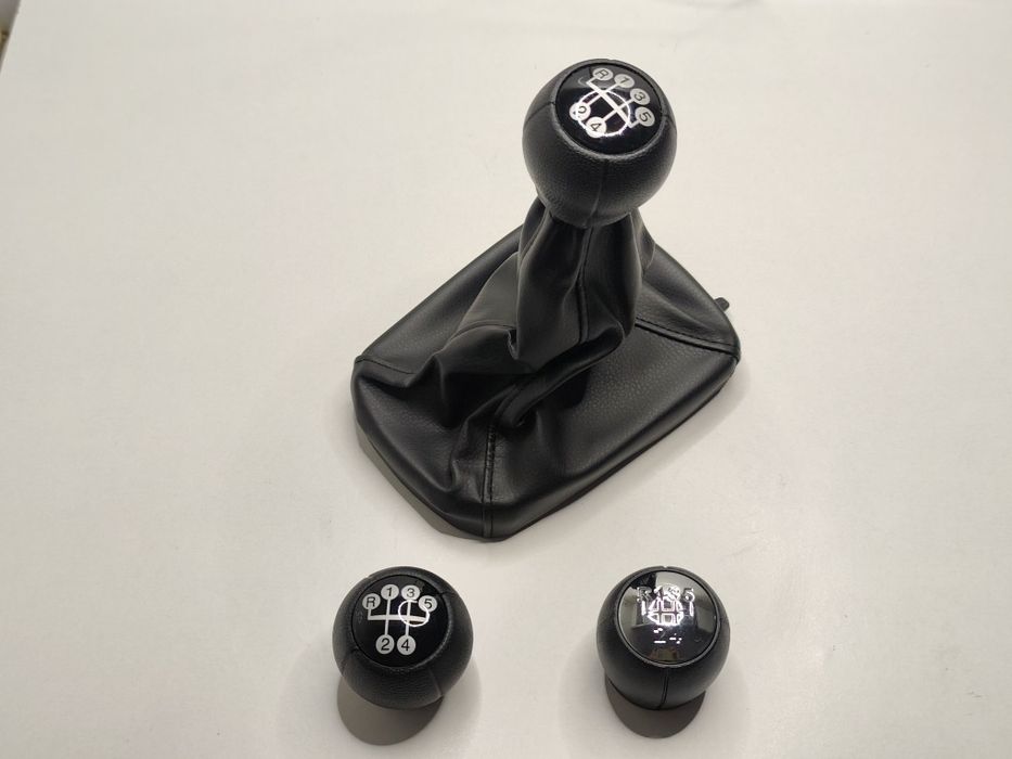 Manete Fole Mudanças Opel Astra G Zafira A Alavanca Moca Caixa Velocidades Punho 5v Coifa Pega Forro Couro Topo Preto Cromado Novo