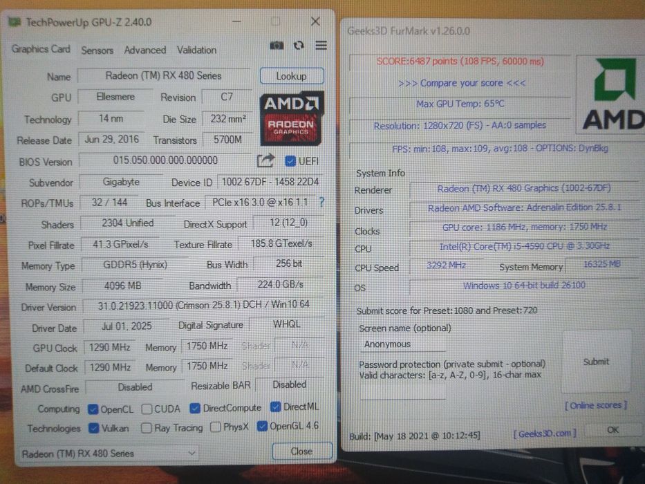 ‼️Ігровий системний блок i5 4590 16 gb  RX 480 4 gb комп'ютер системный блок компьютер